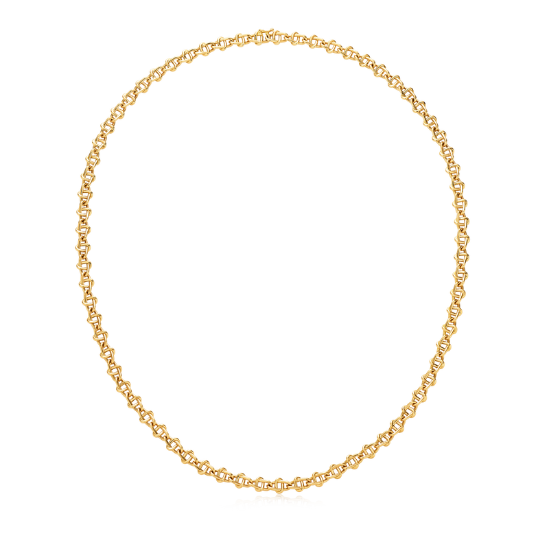 GC Infinity Collection 18ct Yellow Gold Small Infinity Link Chain 20"