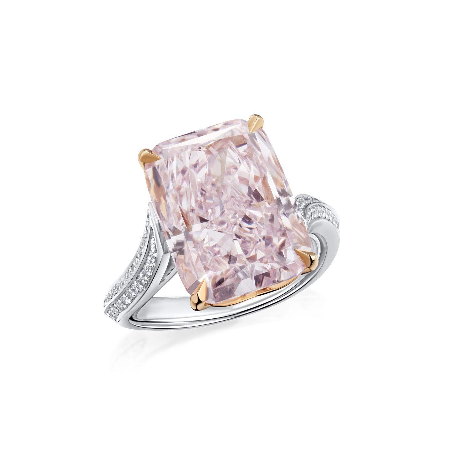 10.86cts Fancy Pink Diamond Ring