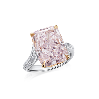 10.86cts Fancy Pink Diamond Ring