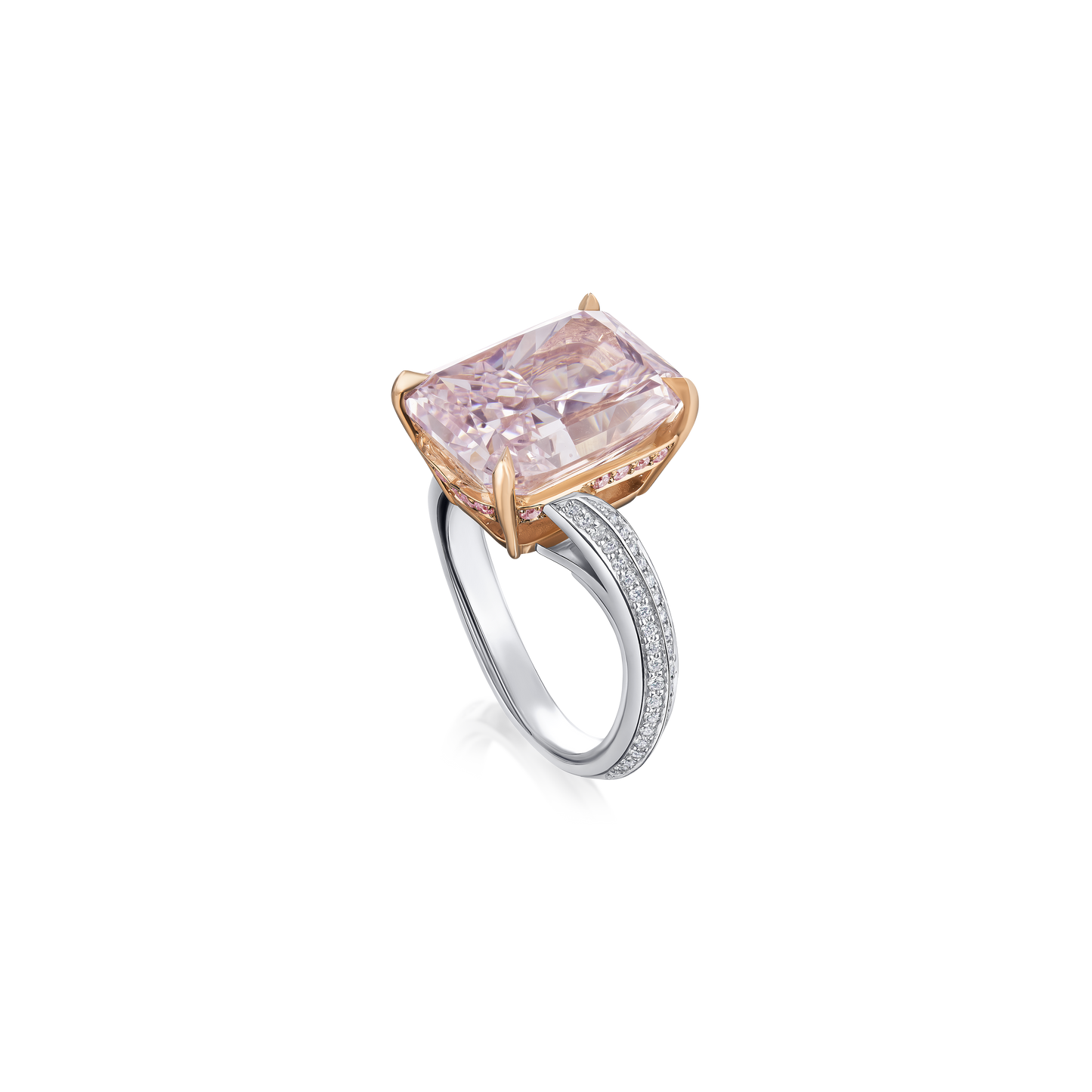 10.86cts Fancy Pink Diamond Ring