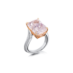 10.86cts Fancy Pink Diamond Ring