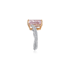 10.86cts Fancy Pink Diamond Ring