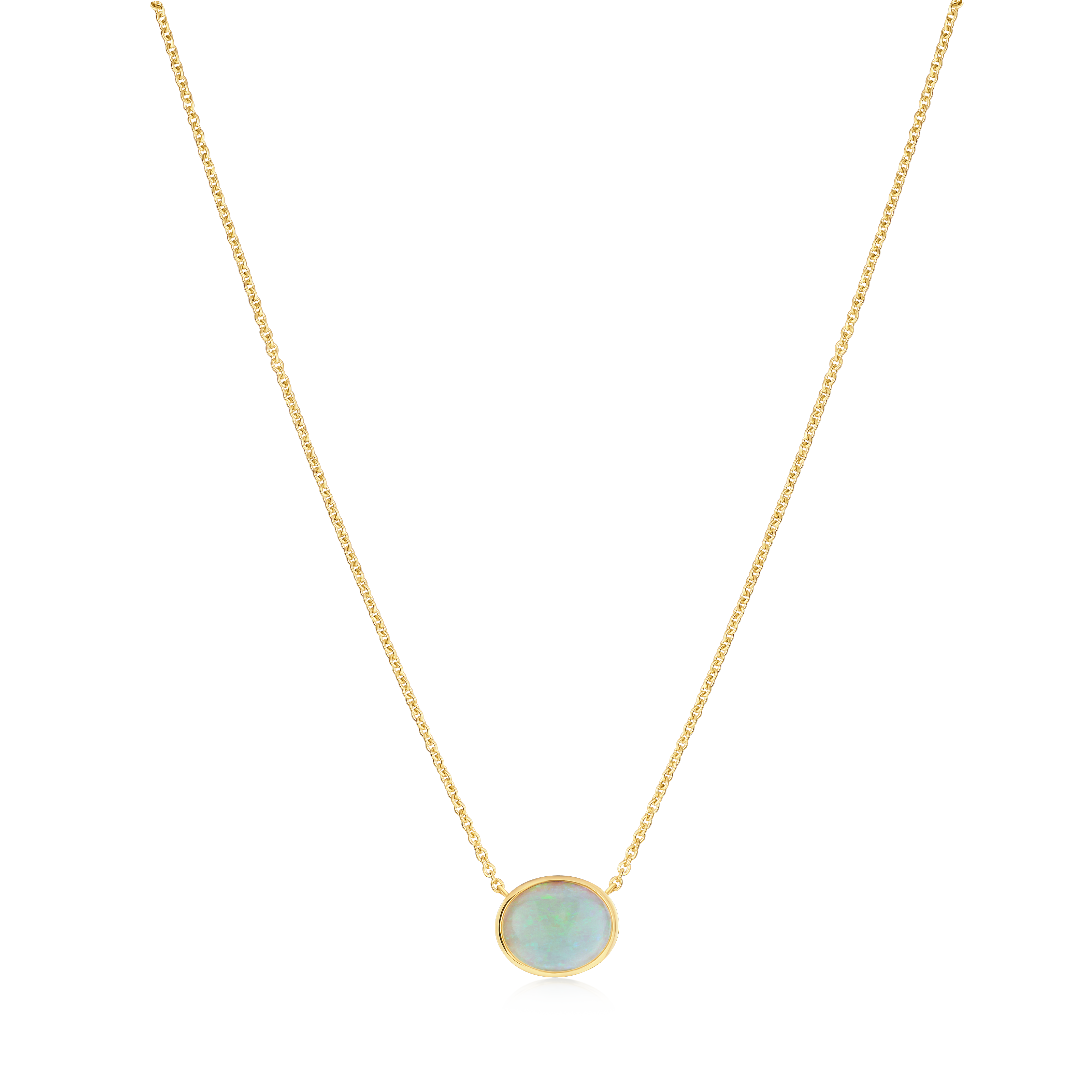 Opal 18ct Yellow Gold Pendant