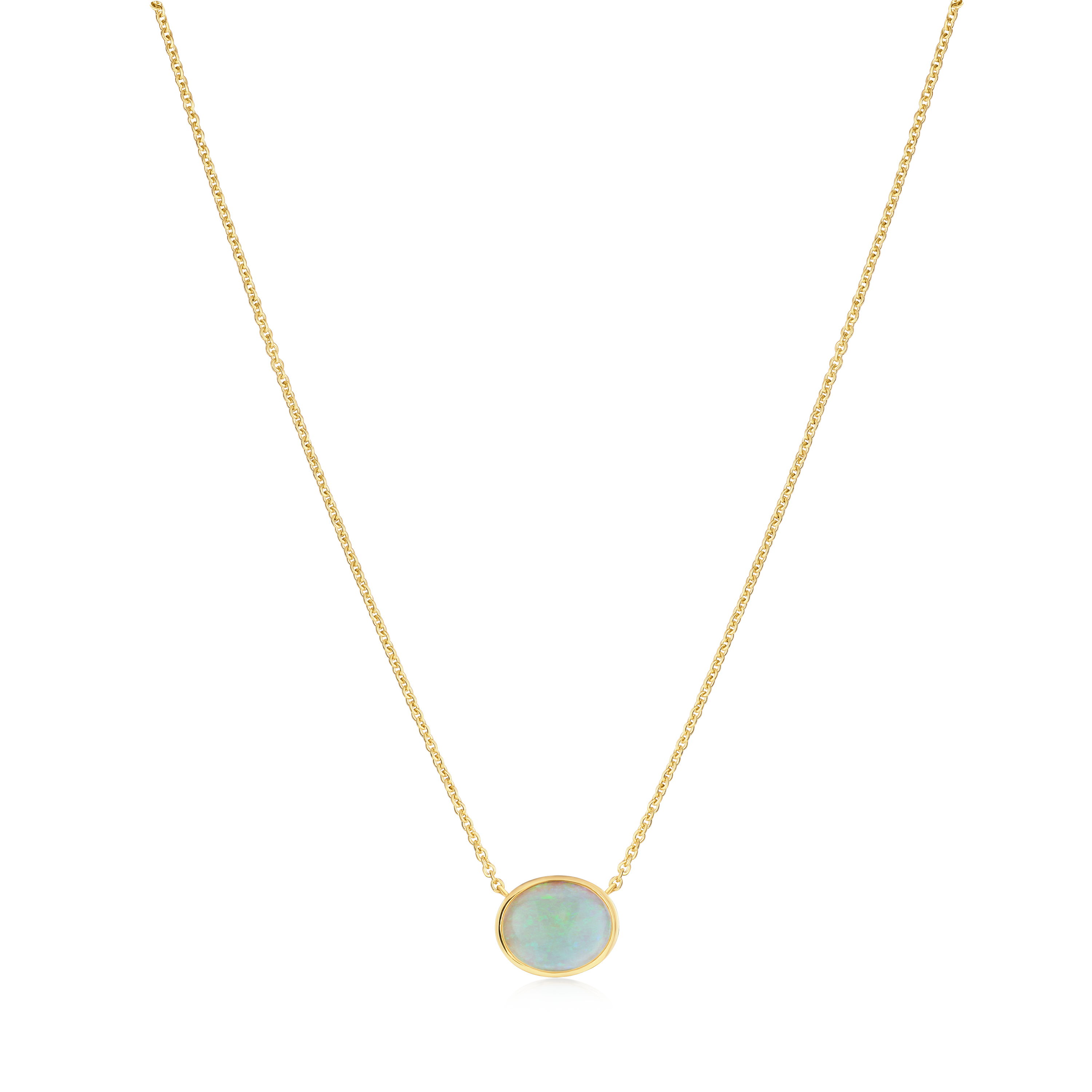 Opal 18ct Yellow Gold Pendant