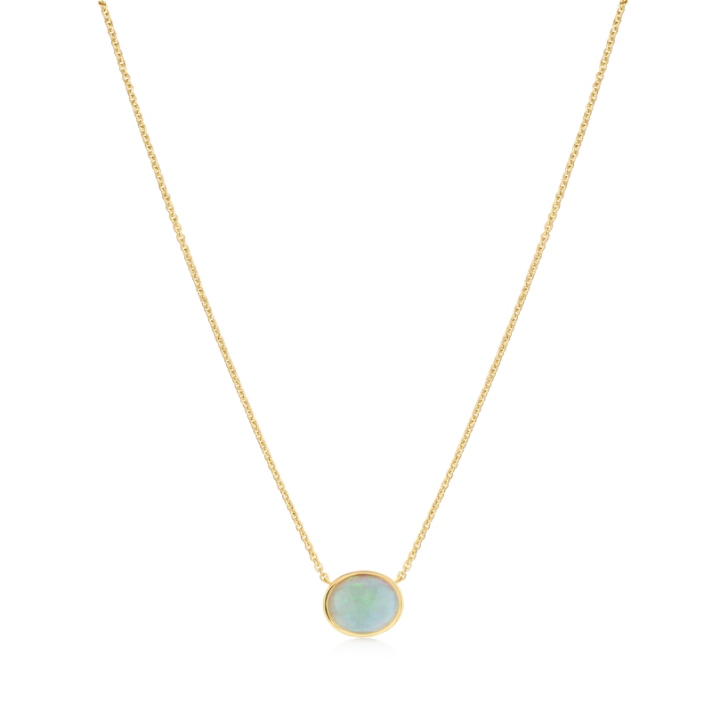 Opal 18ct Yellow Gold Pendant