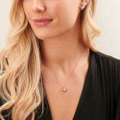 Sienna Small Diamond-Set Star Pendant
