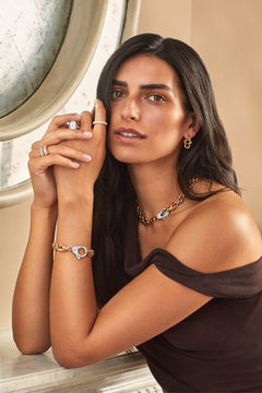 Infinity Collection 18ct Rose Gold Diamond Set Necklace