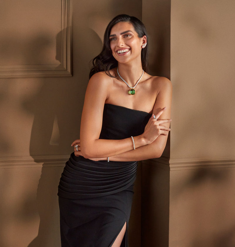 11.78cts Round Brilliant Cut Diamond Line Bracelet