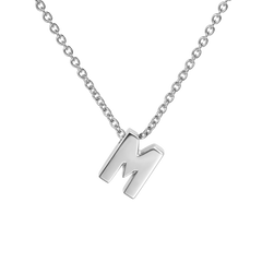 Mini Heirlooms 18ct White Gold Initial Pendant