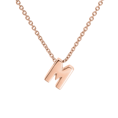Mini Heirlooms 18ct Rose Gold Initial Pendant