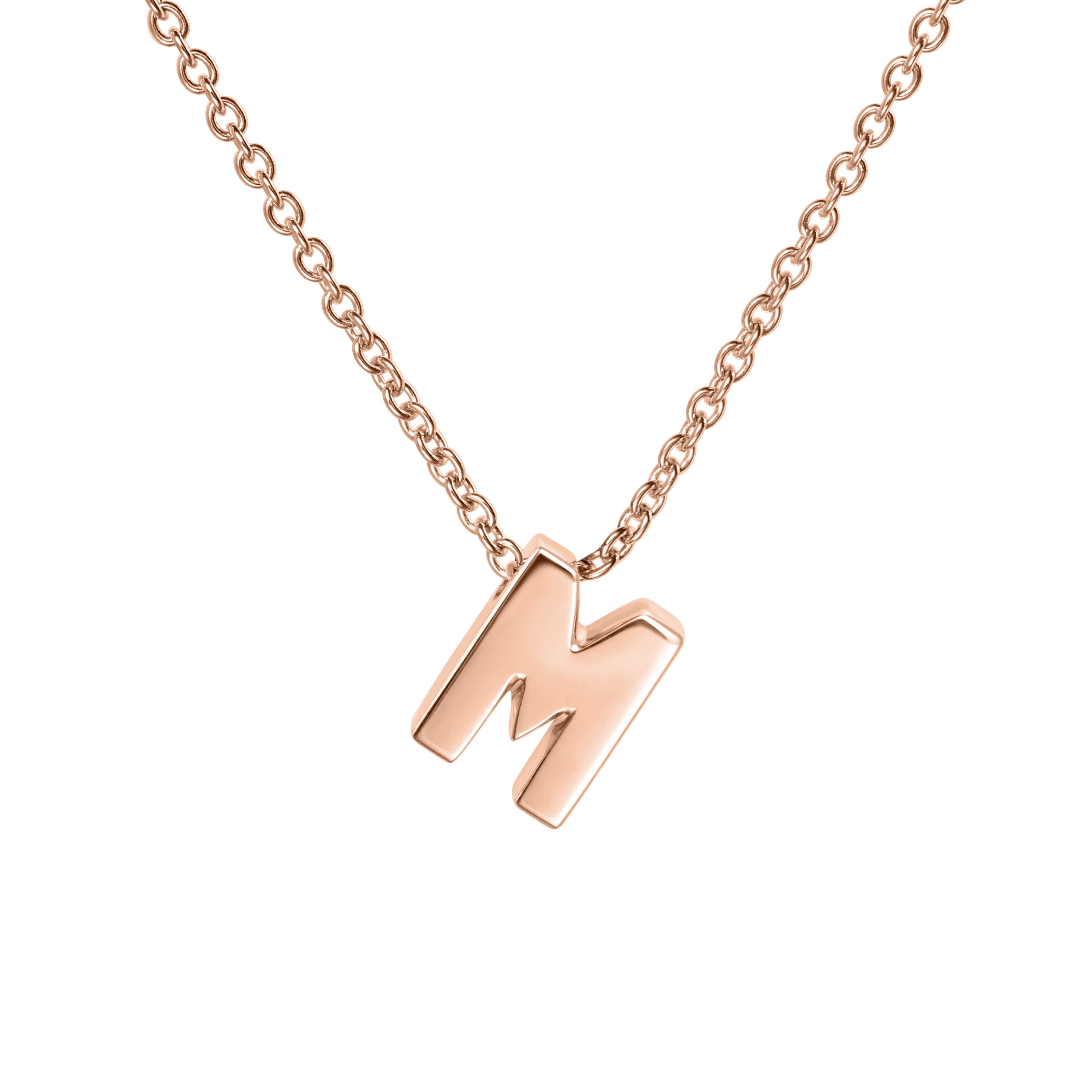 Mini Heirlooms 18ct Rose Gold Initial Pendant