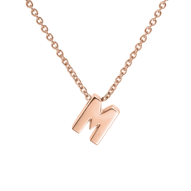 Mini Heirlooms 18ct Rose Gold Initial Pendant