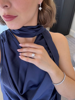 4.02ct Princess Cut Diamond Solitaire Ring