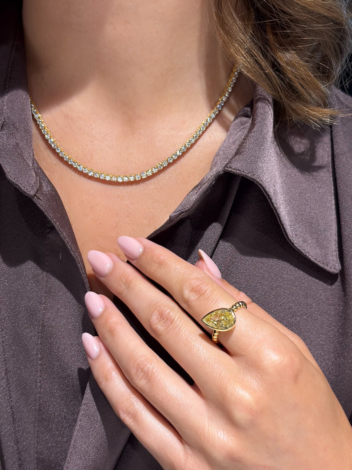 Yellow Diamond 18ct Yellow Gold Ring