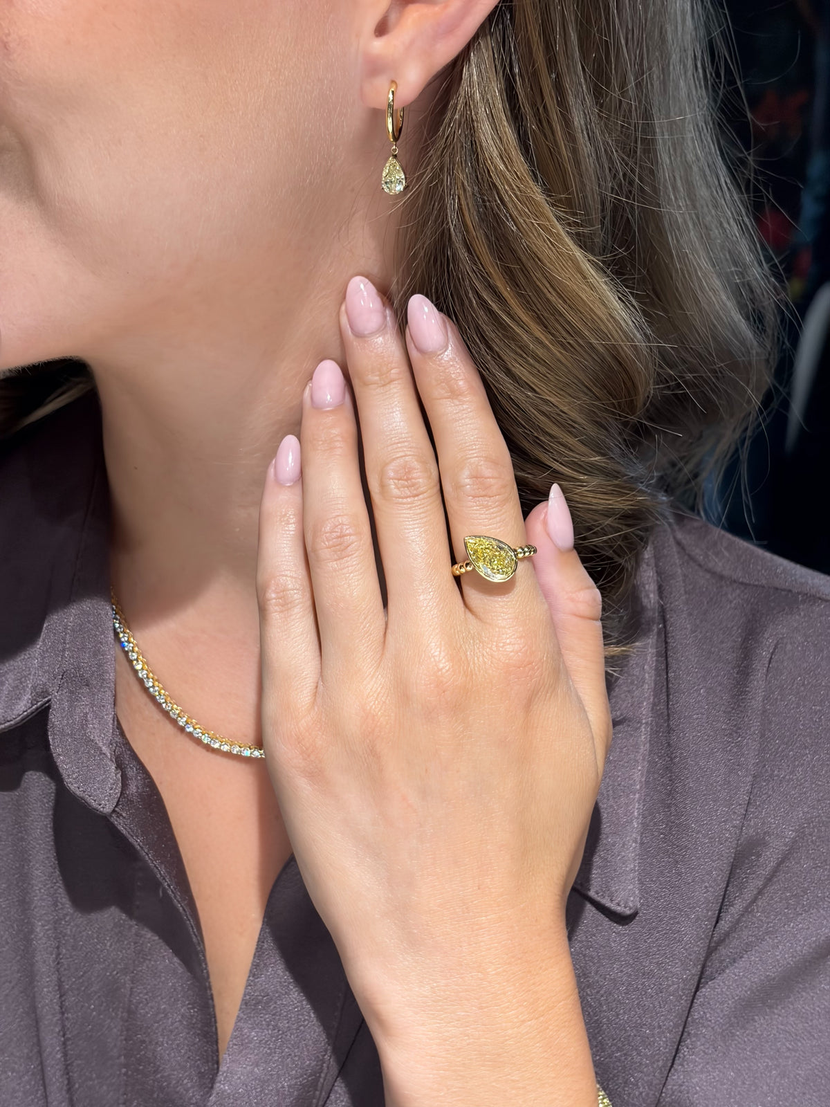 Yellow Diamond 18ct Yellow Gold Ring