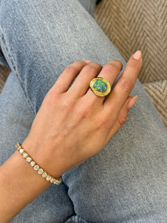 Opal 18ct Yellow Gold Ring