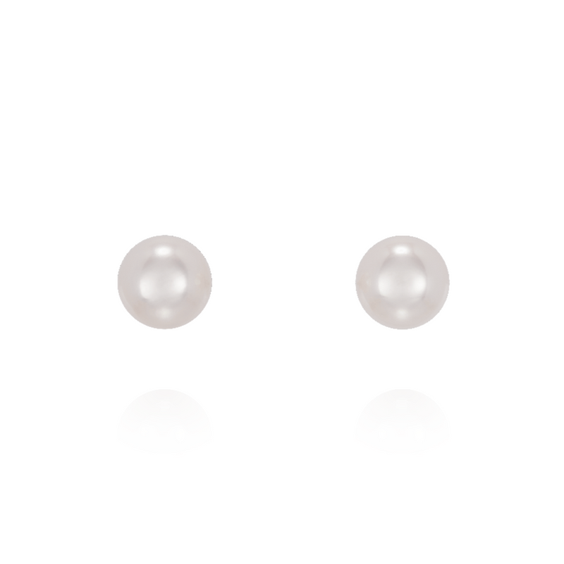 Freshwater Pearl Stud Earrings 5-5.5mm