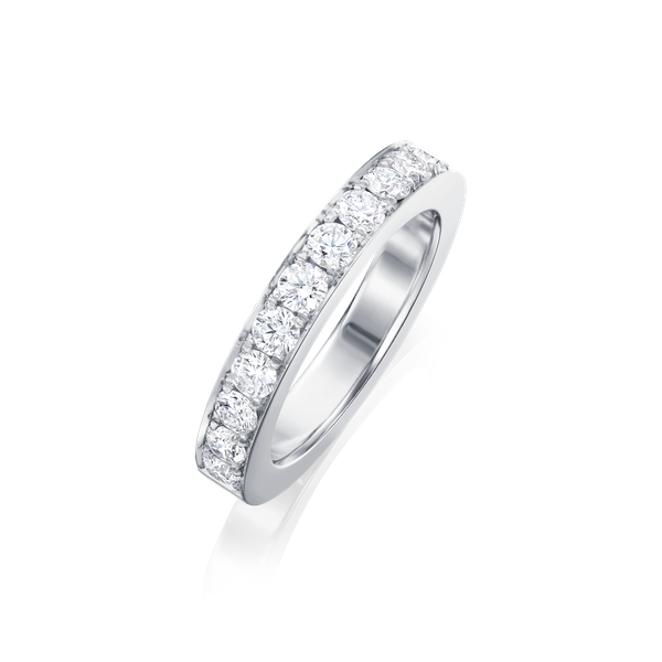 Skyline 3.5mm Diamond Platinum Ring
