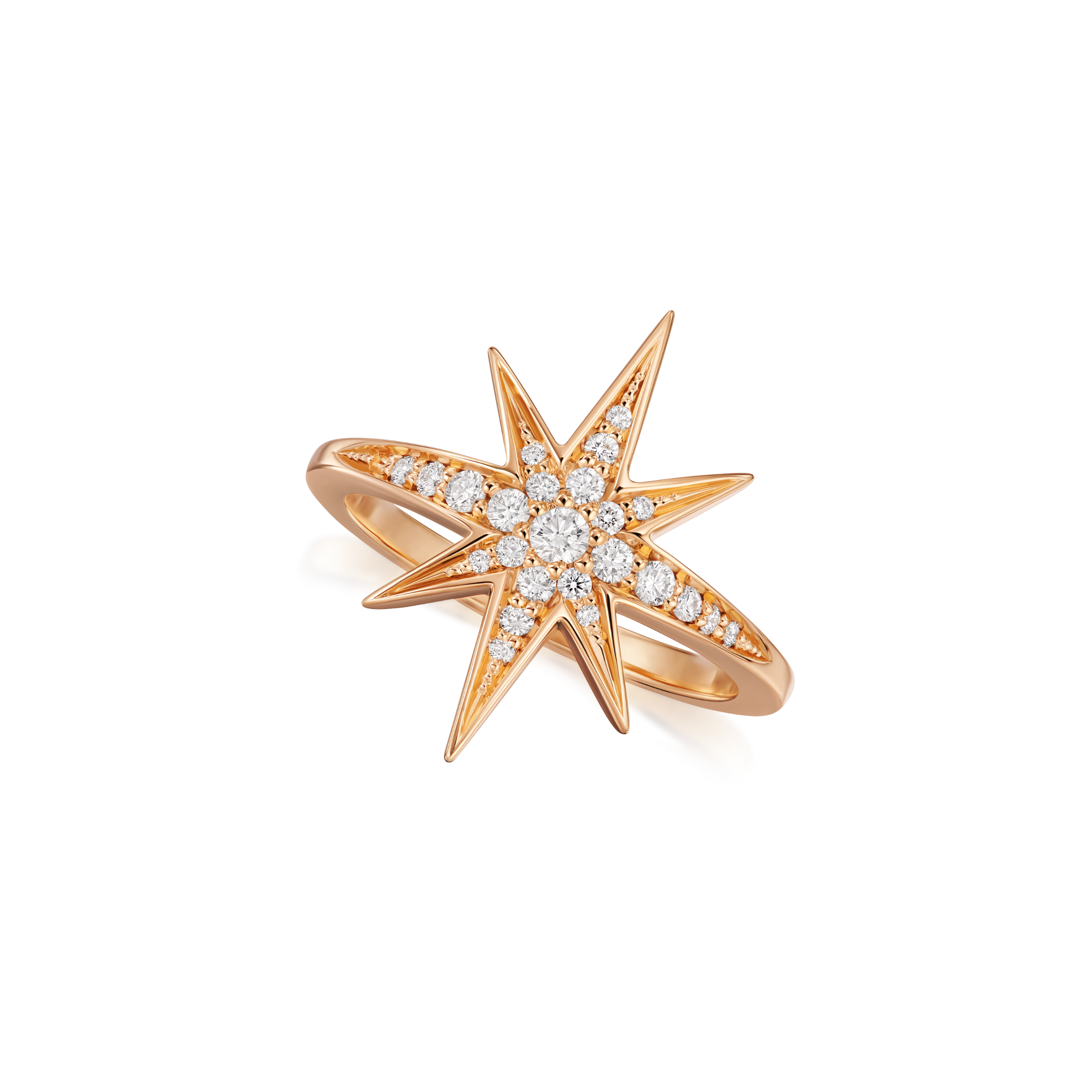 Sienna Diamond-Set Star Ring