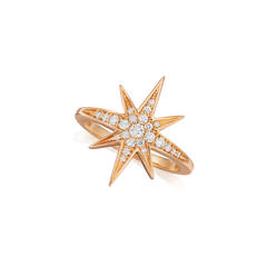 Sienna Diamond-Set Star Ring