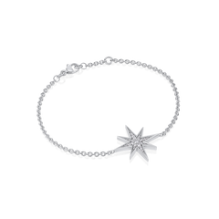 Sienna Large Diamond-Set Platinum Bracelet
