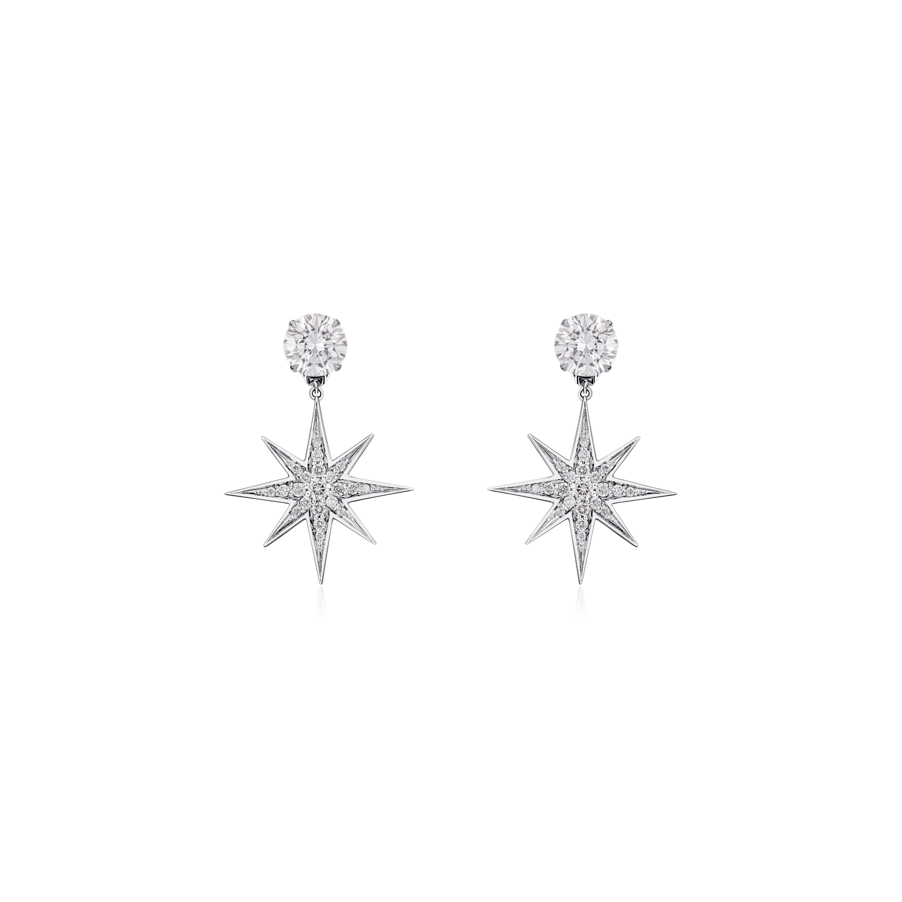 Sienna Slide On/Off Earring Fittings without Diamond Studs