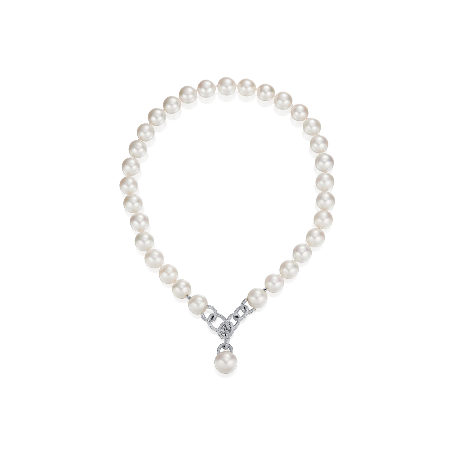 South Sea Pearl and Diamond Necklace