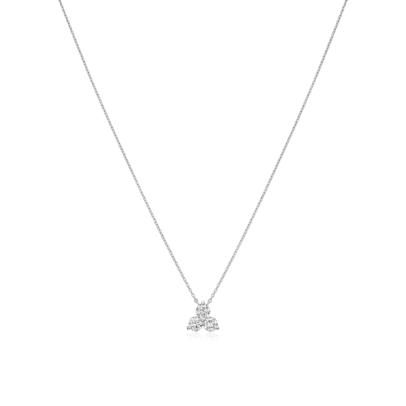 Trefoil 0.49ct Diamond Pendant