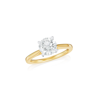 1.35cts Round Brilliant-Cut Solitaire Diamond Ring