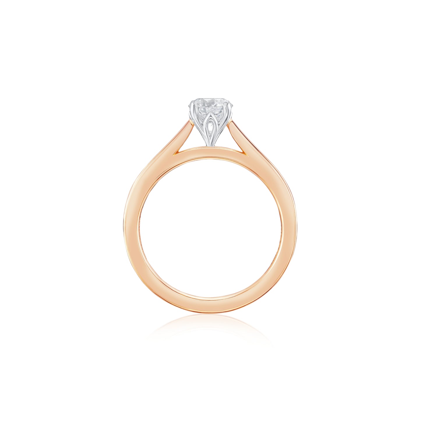 0.62ct Round Brilliant-Cut Diamond Solitaire Ring