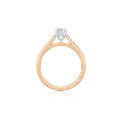 0.62ct Round Brilliant-Cut Diamond Solitaire Ring