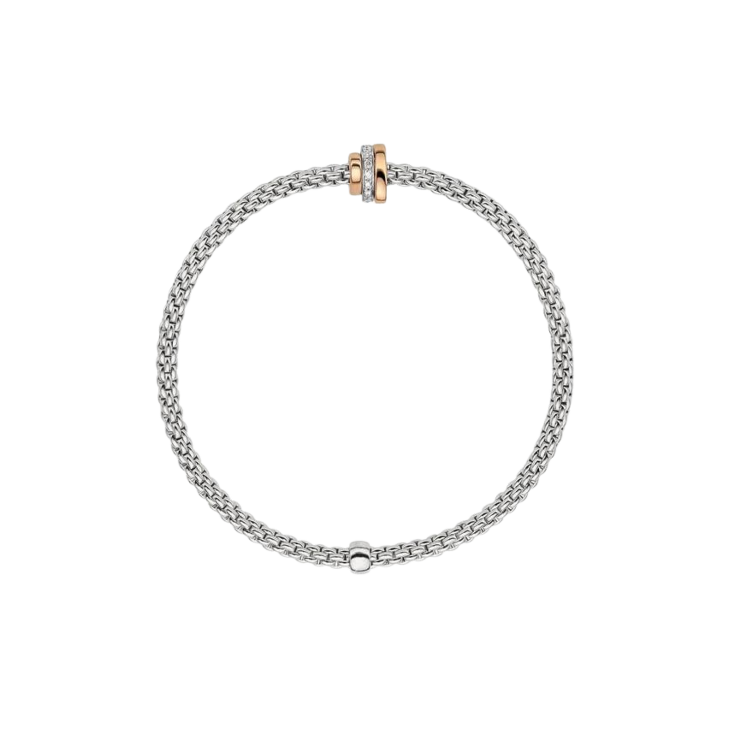 Prima 18ct White Gold Diamond-Set Bracelet
