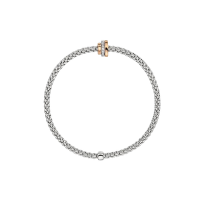 Prima 18ct White Gold Diamond-Set Bracelet
