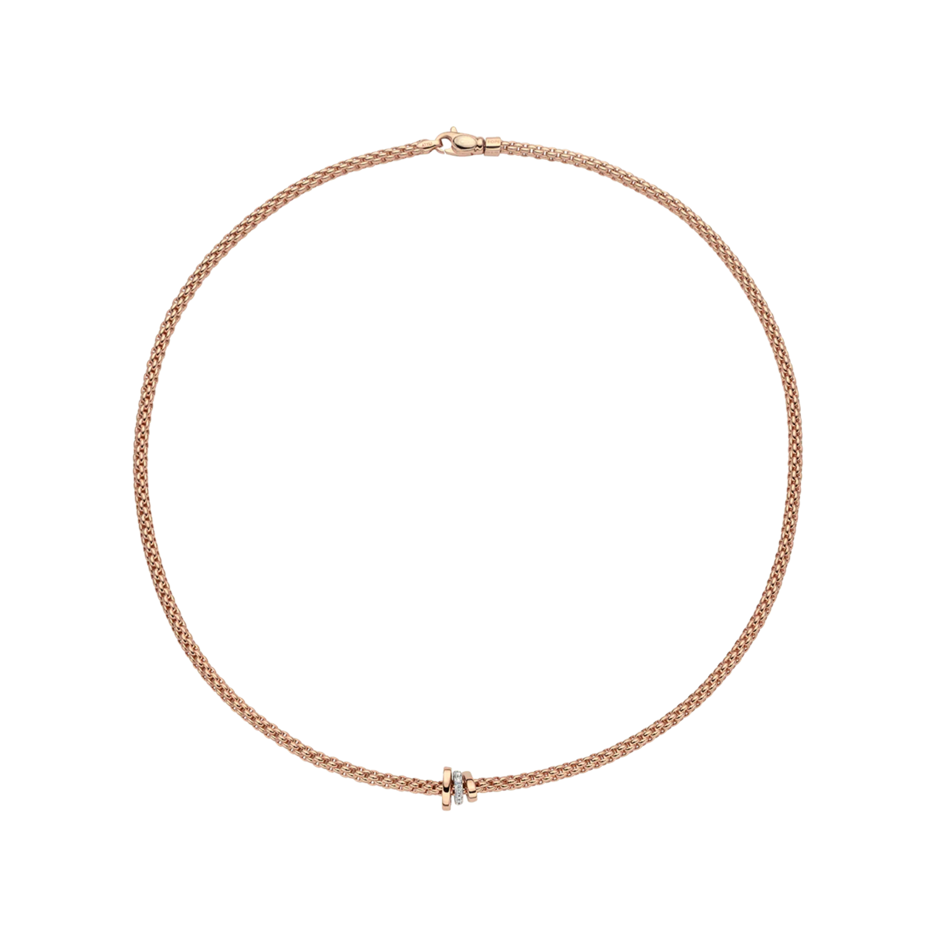 Prima Flex'It 18ct Rose Gold Necklace