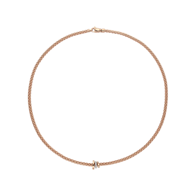 Prima Flex'It 18ct Rose Gold Necklace