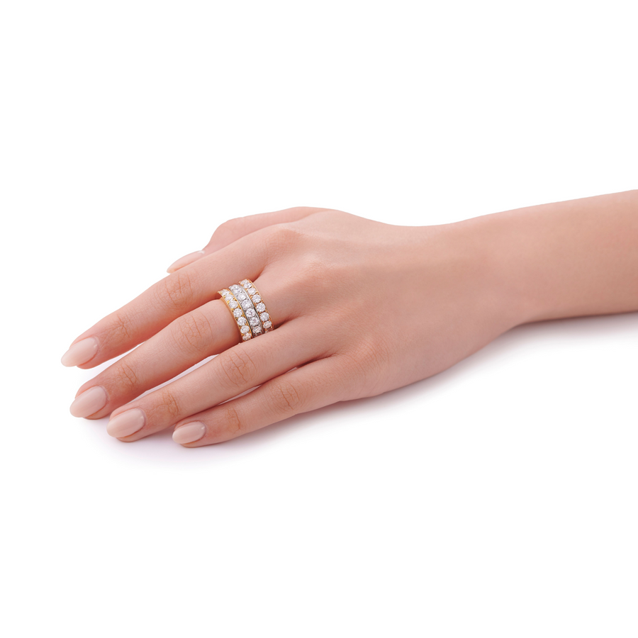 Skyline 4mm Diamond Platinum Ring