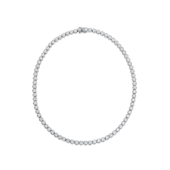 20.00cts Round Brilliant-Cut Diamond Line Necklet