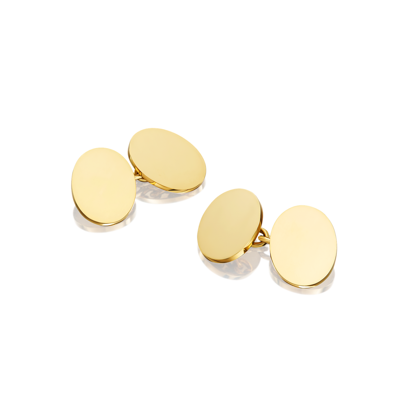 18ct Yellow Gold Chain Connection Cufflinks