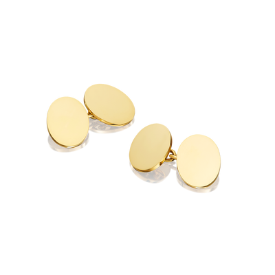18ct Yellow Gold Chain Connection Cufflinks