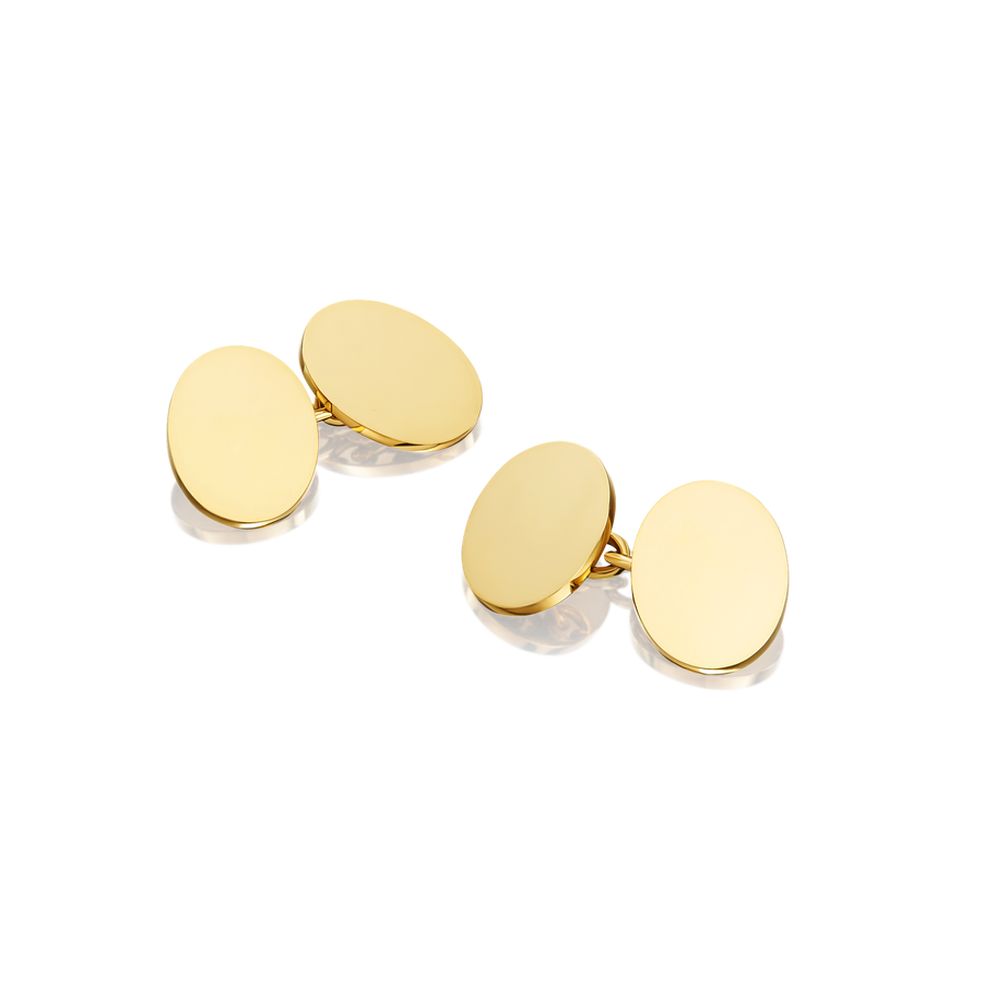 18ct Yellow Gold Chain Connection Cufflinks
