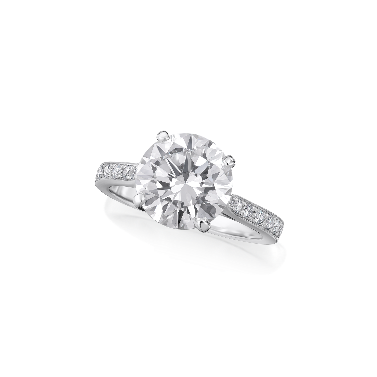 3.25cts Round Brilliant-Cut Diamond Ring