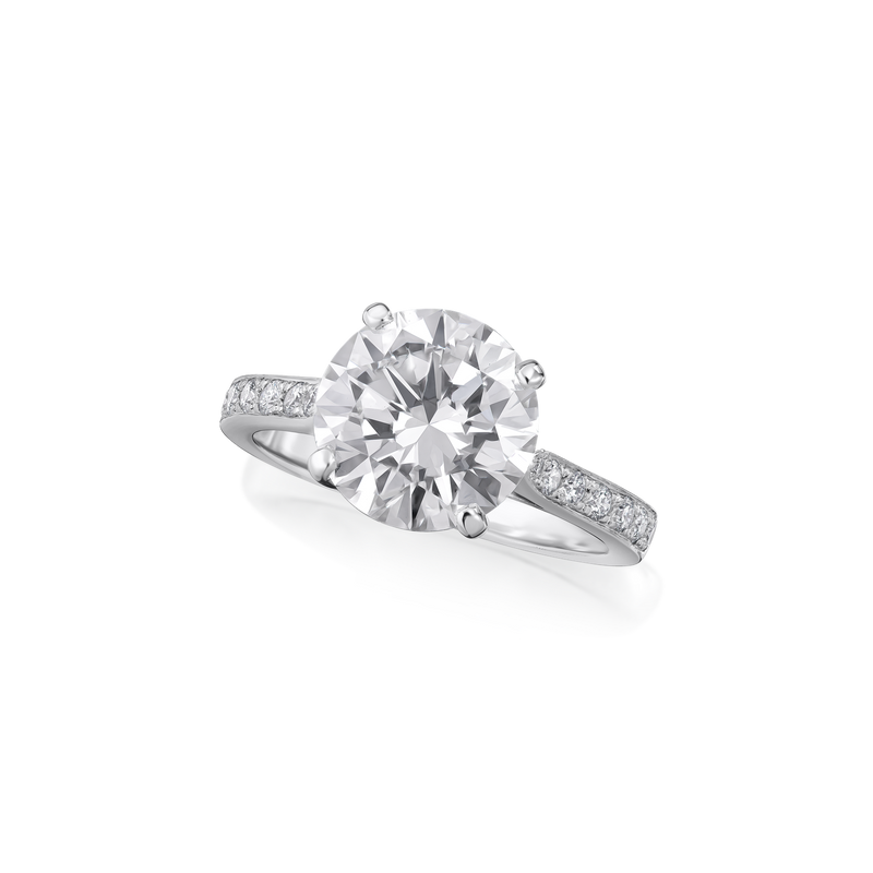3.25cts Round Brilliant-Cut Diamond Ring