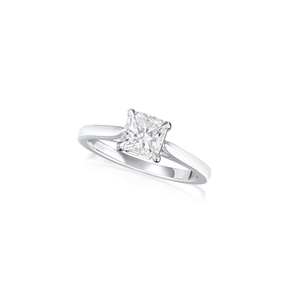 1.20cts Radiant-Cut Diamond Solitaire Ring
