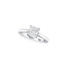 1.20cts Radiant-Cut Diamond Solitaire Ring