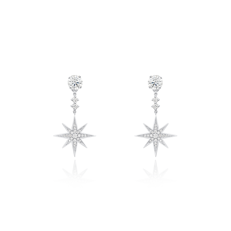 Sienna Slide On/Off Earring Fittings without Diamond Studs