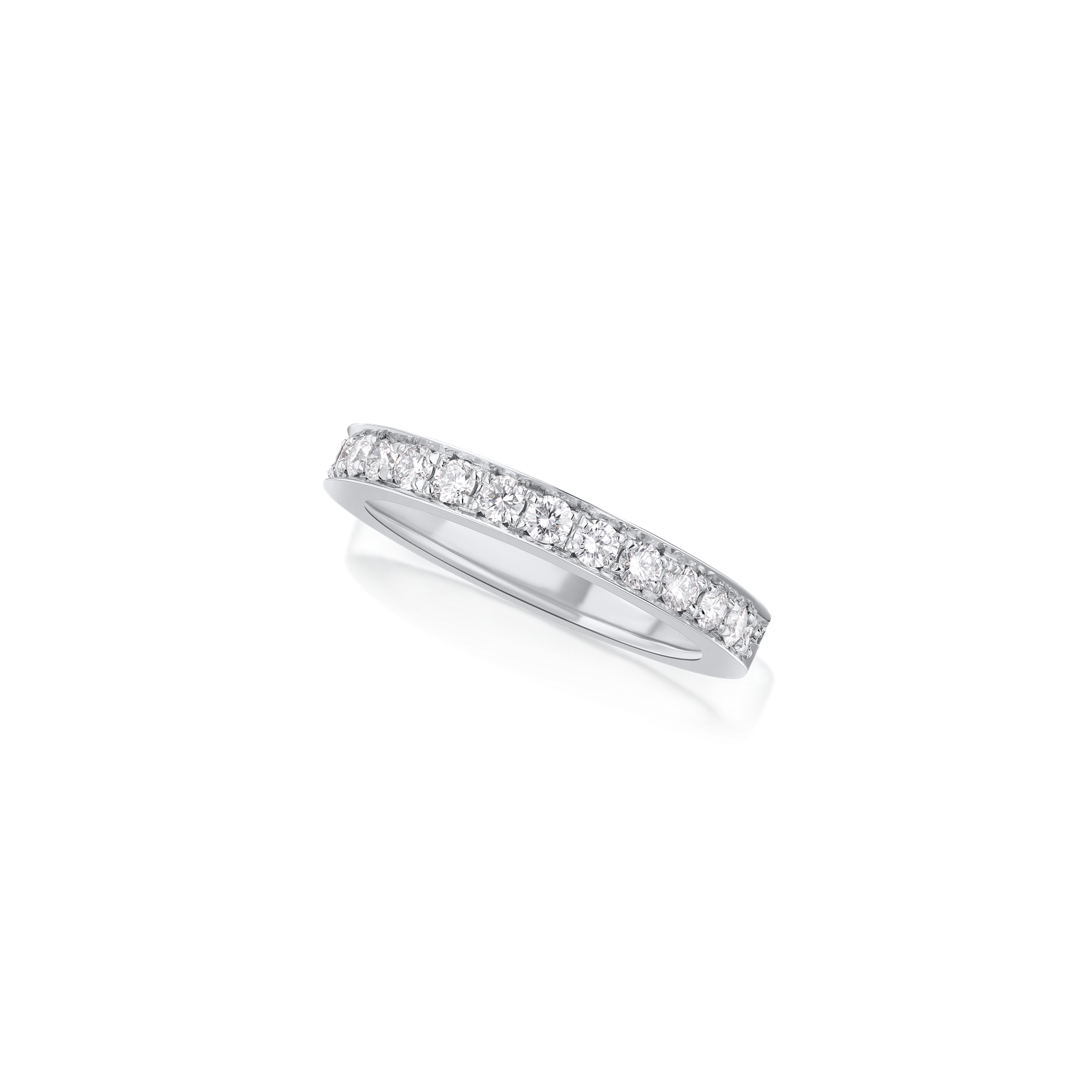 Skyline 3mm Diamond Platinum Ring