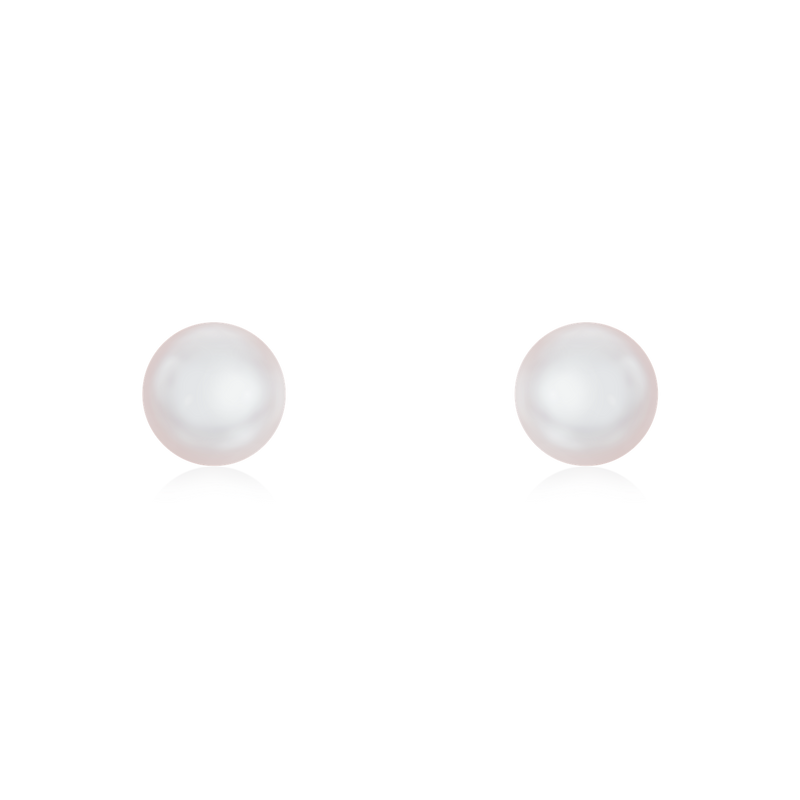 6.5-7mm Akoya Cultured Pearl Stud Earrings