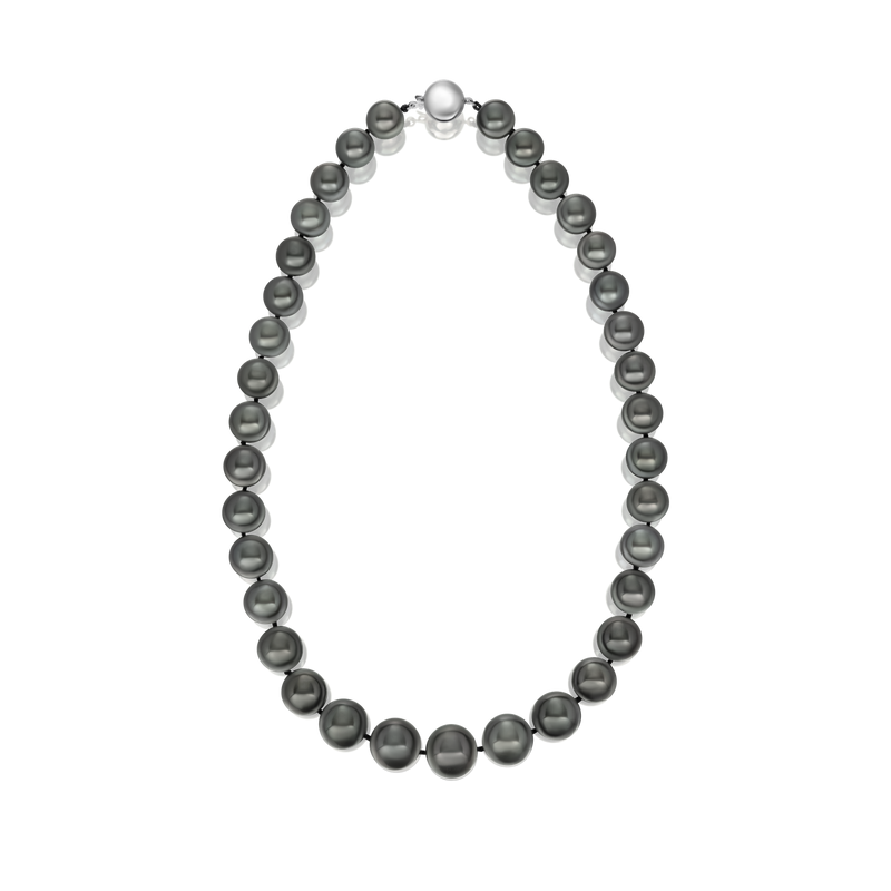 Single Row Tahitian Cultured Pearl Necklace