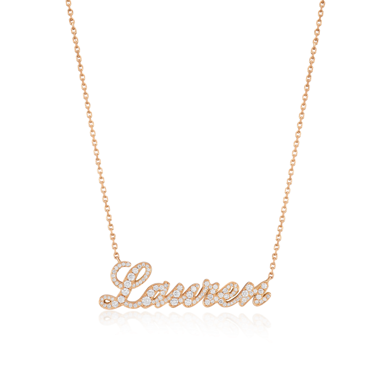 Lauren 18ct Rose Gold Diamond-Set Pendant