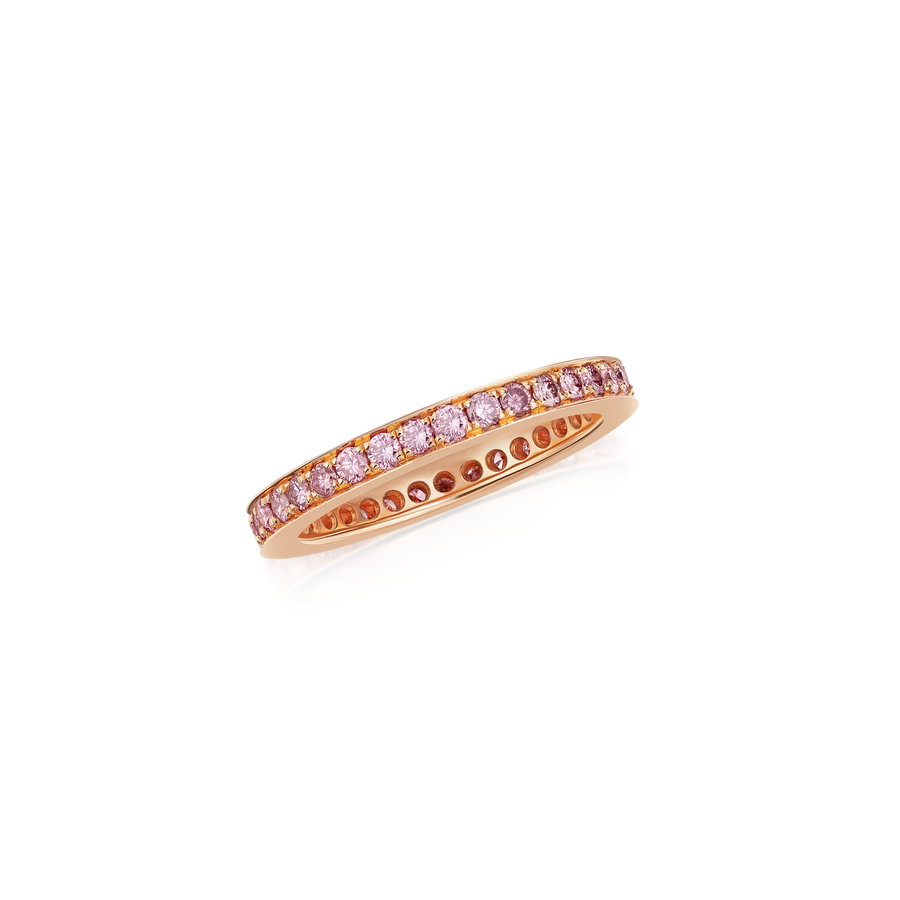Skyline 2.5mm Pink Diamond Eternity Ring